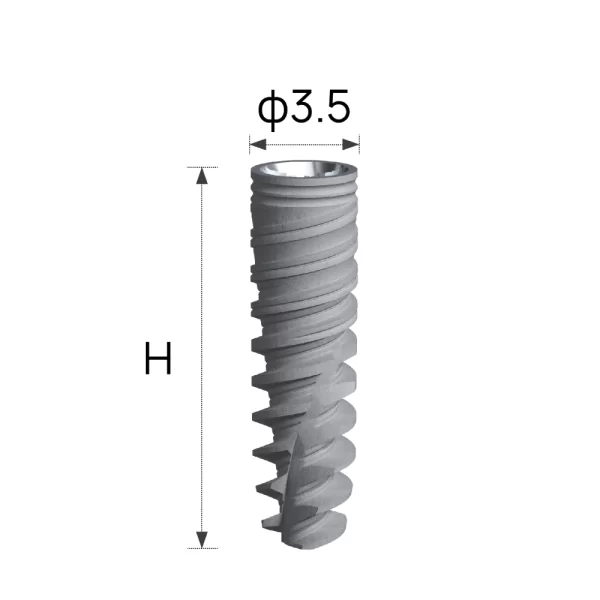 NP 3.5 Dental internal hex implants 01