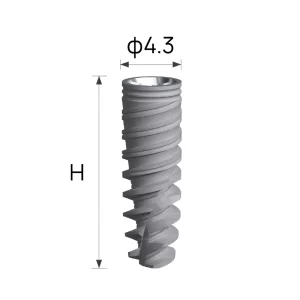 RP 4.3 Single Dental implants