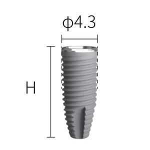 RP 4.3 Dental Titanium Bone Implants