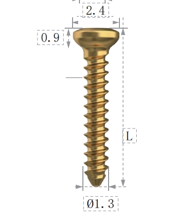 Ø1.3 Blunt bone screw